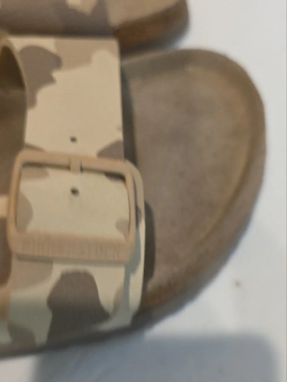Birkenstock Mens Size 44 M11 285 Made In Germany Arizona Sandal in Beige Camo